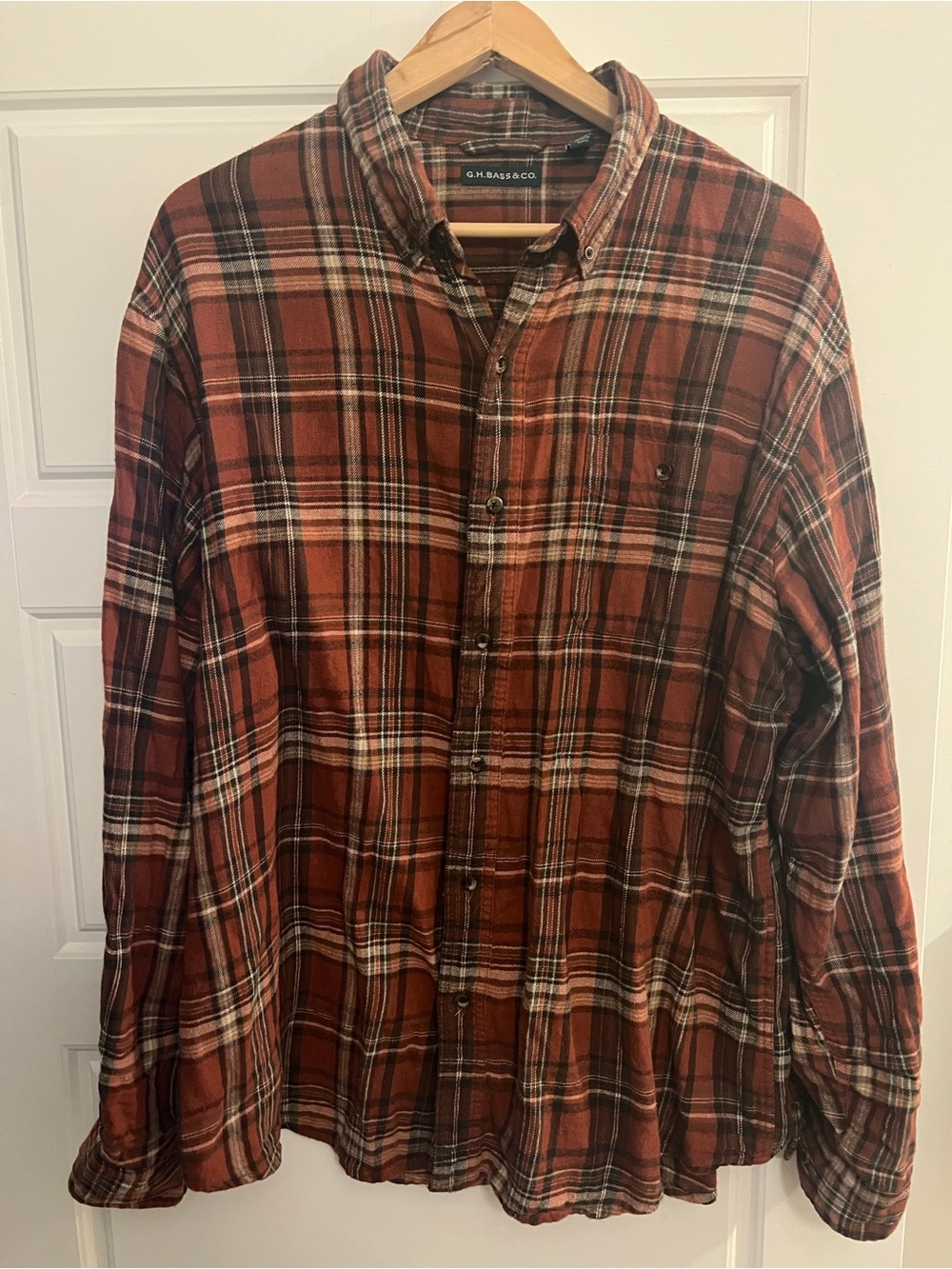 G.H. BASS & CO. MENS FLANNEL